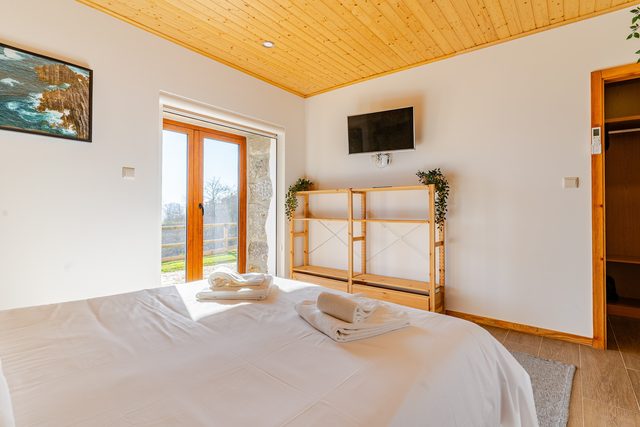 Cozy en-suite villa bedroom at Casa do Sol, Northern Portugal